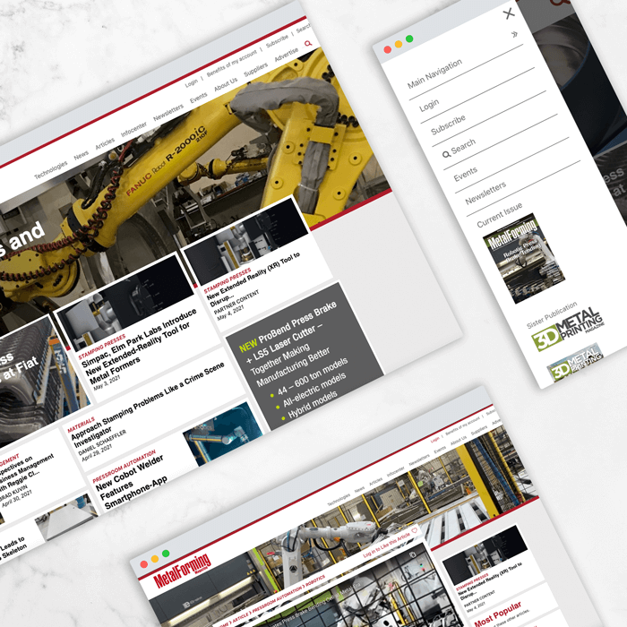  MetalForimg Magazine Website
