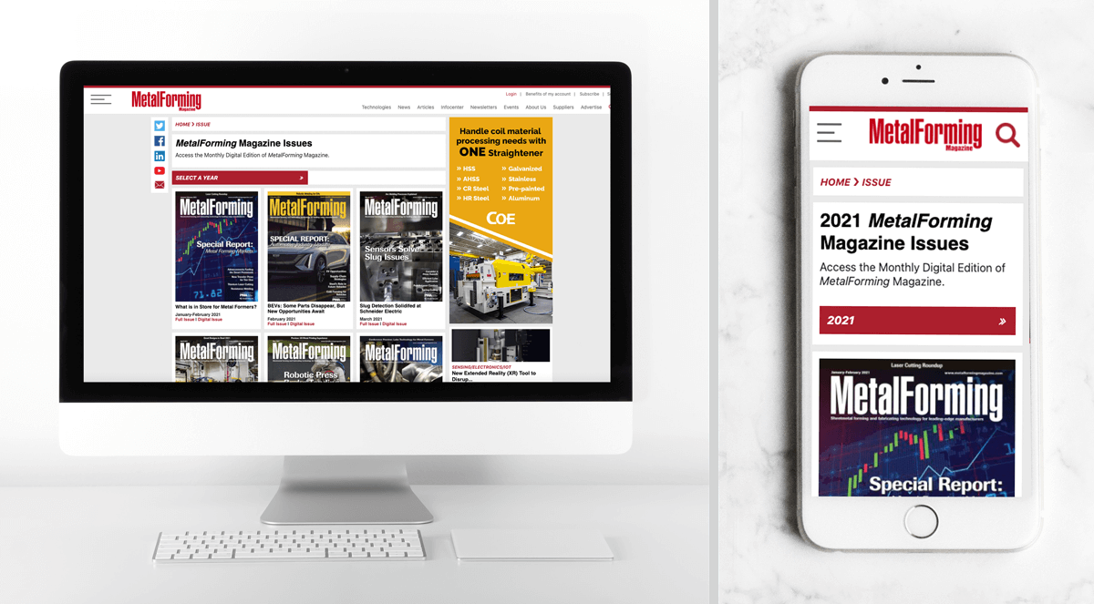 MetalForming Magazine wesite